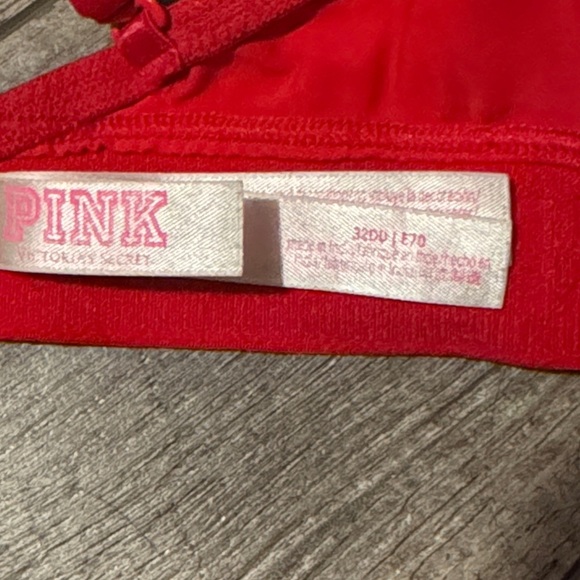 PINK Victoria's Secret Bold Red Bra - Picture 4 of 4